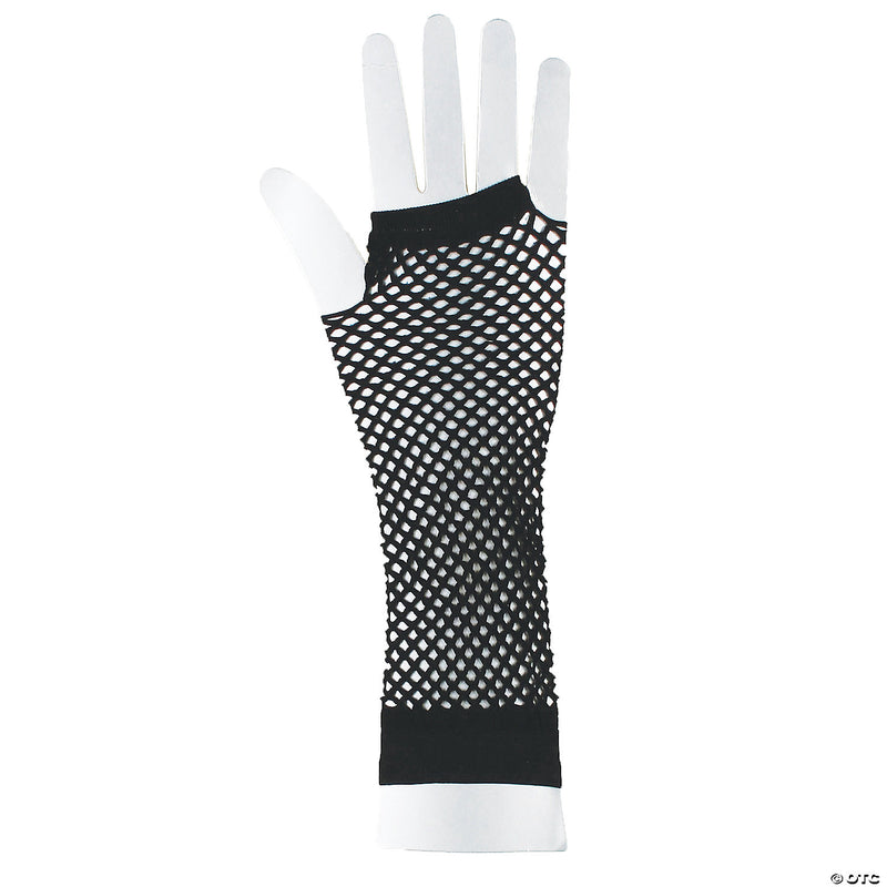 Long Fishnet Gloves - image 1