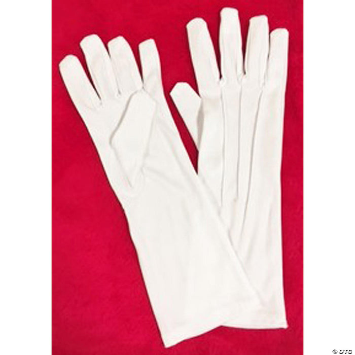 Long Nylon Santa Gloves