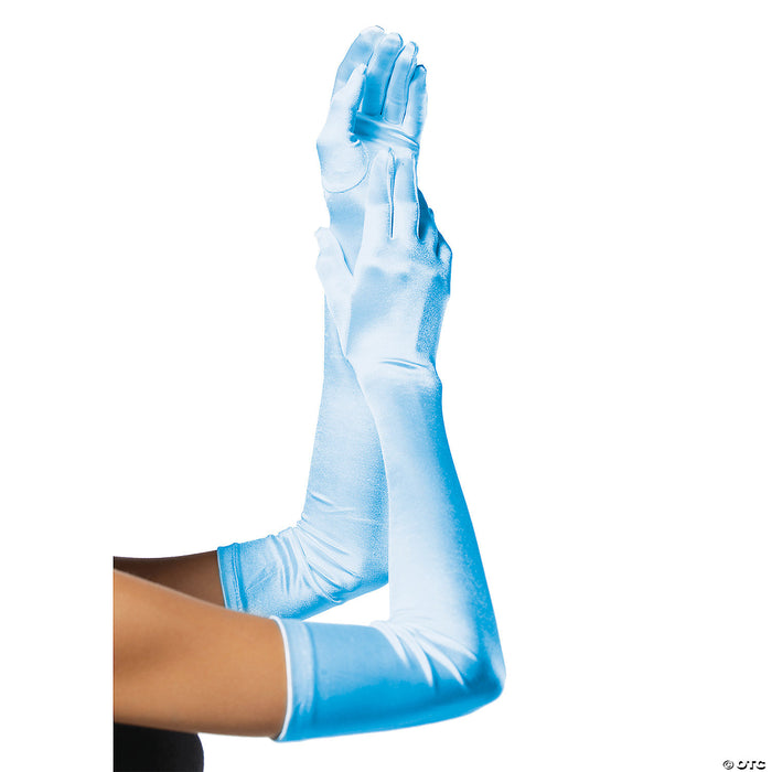 Long Satin Gloves