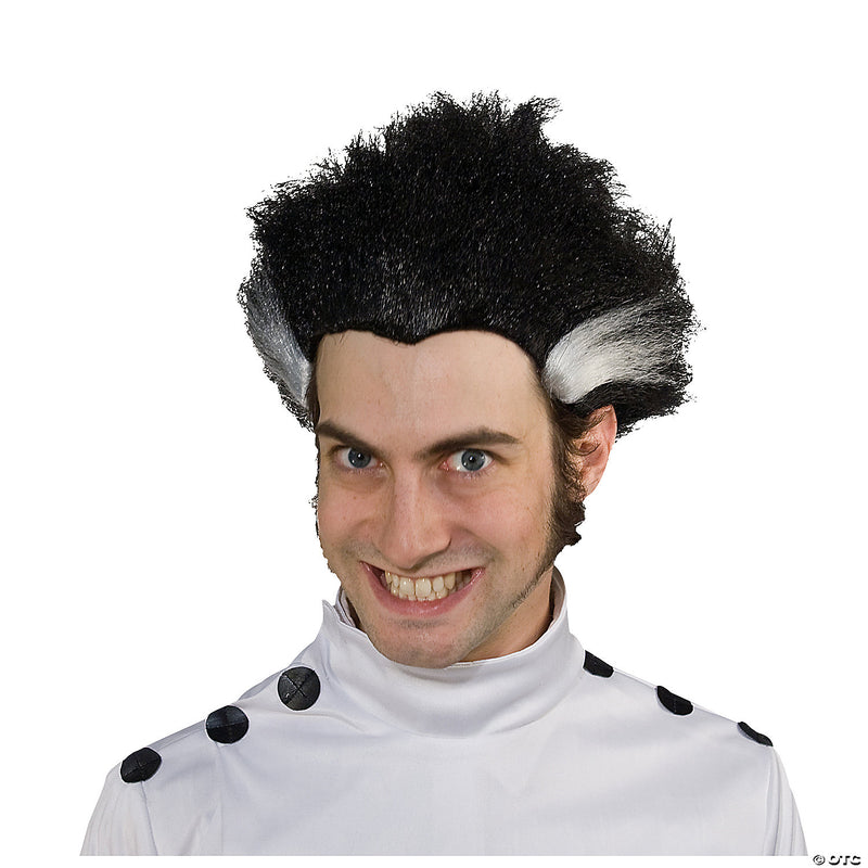White and Black Mad Science Wig | Costume-Shop.com - WHITE - image 2