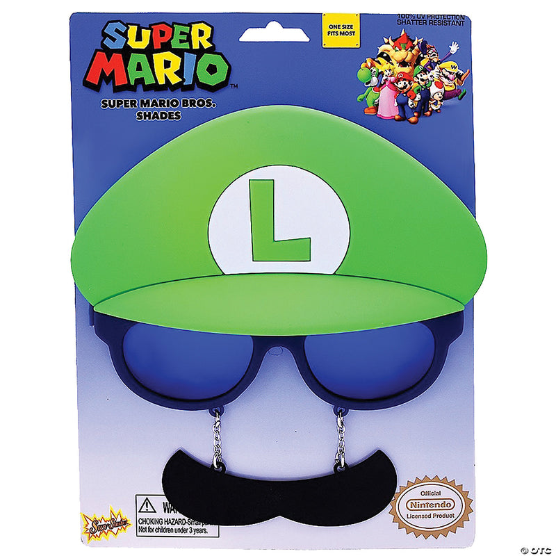 Mario Bros Luigi Glasses - 1 Pc. - image 1