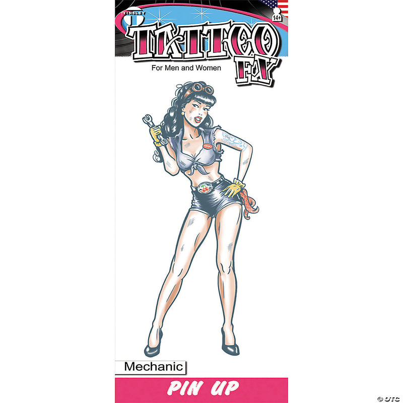 Mechanic Pin Up Tattoo Fx - image 1