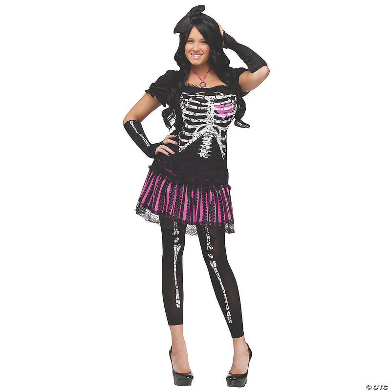 Women's Sally Skelly Costume - Small/Medium - WOMAN 2-8 - image 1
