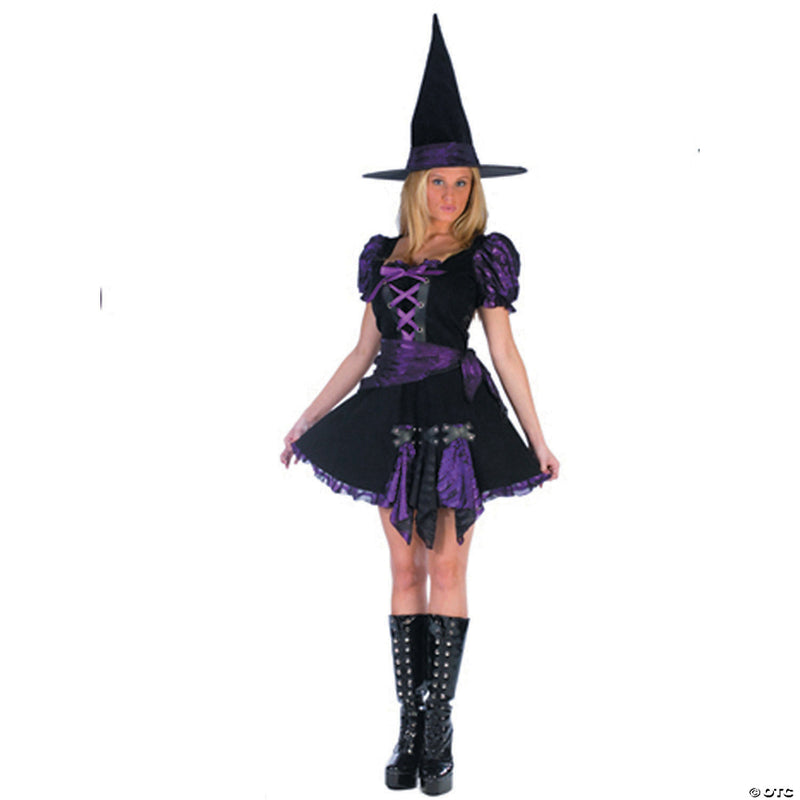 Women’s Purple Punk Witch Costume - Medium/Large - MED/LRG - image 2