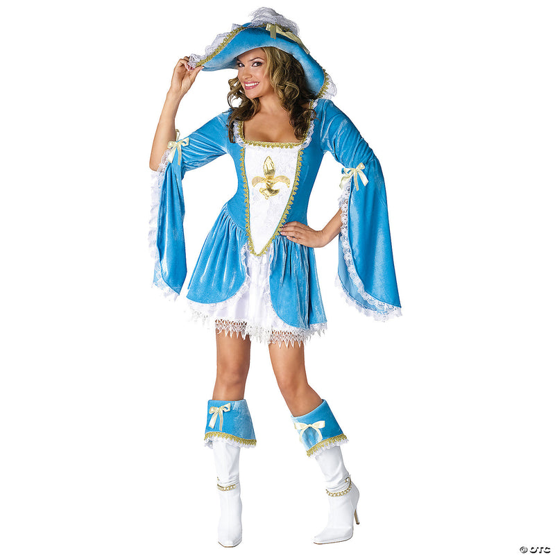 Elegant Madam Musketeer Costume - SMALL - image 1