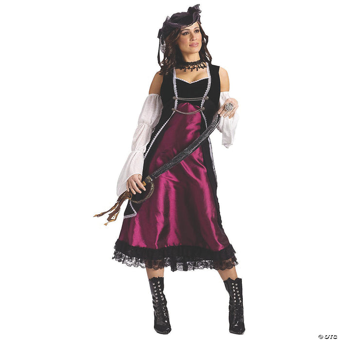 Women’s Princess Pirate Costume - Small/Medium