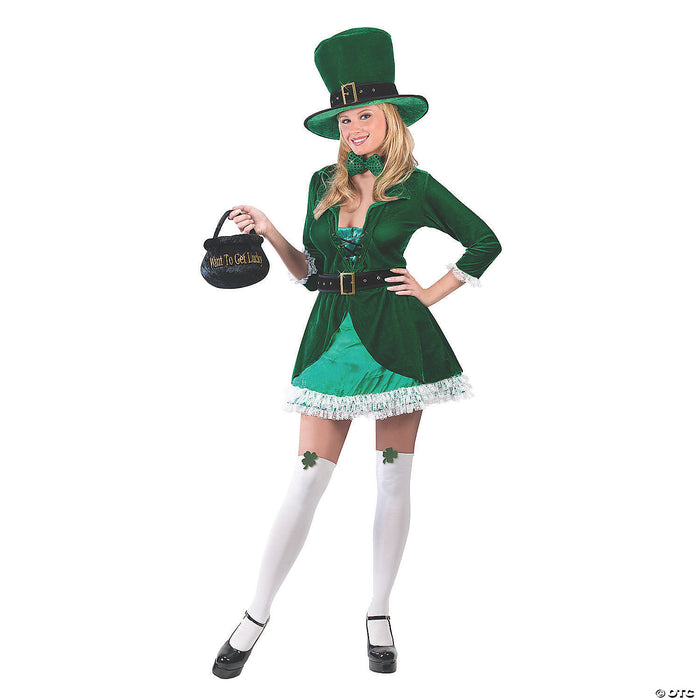 Women’s Lady Leprechaun Costume - Medium/Large