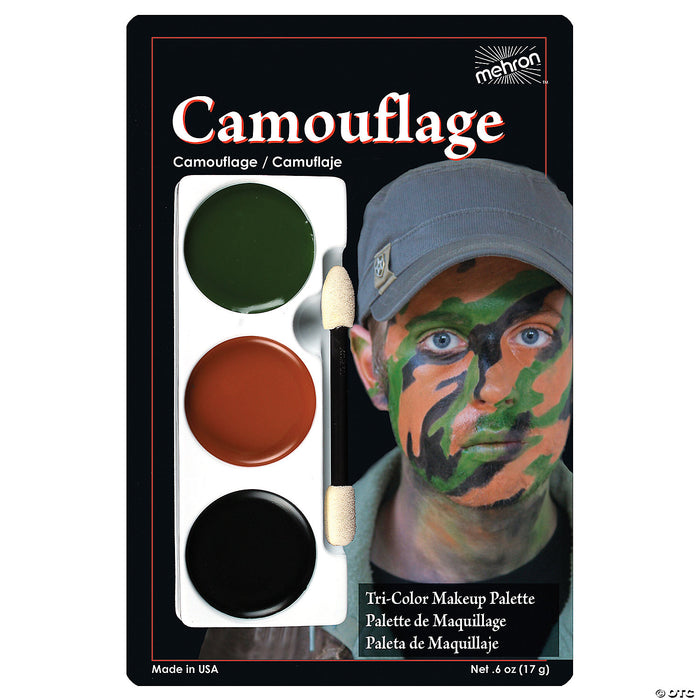 Mehron Camouflage Tri-Color Palette