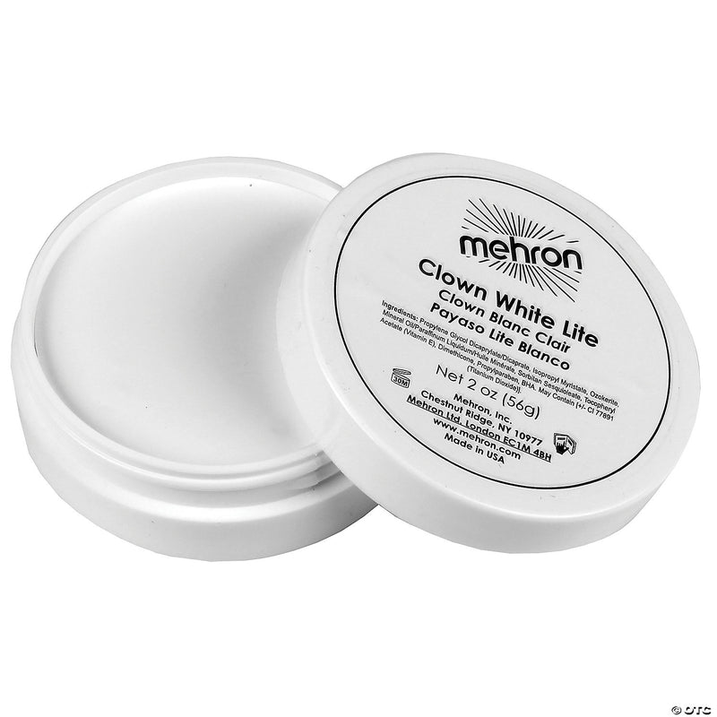 Mehron Clown White Lite 2 Oz | Costume-Shop.com - 8 OZ - image 1