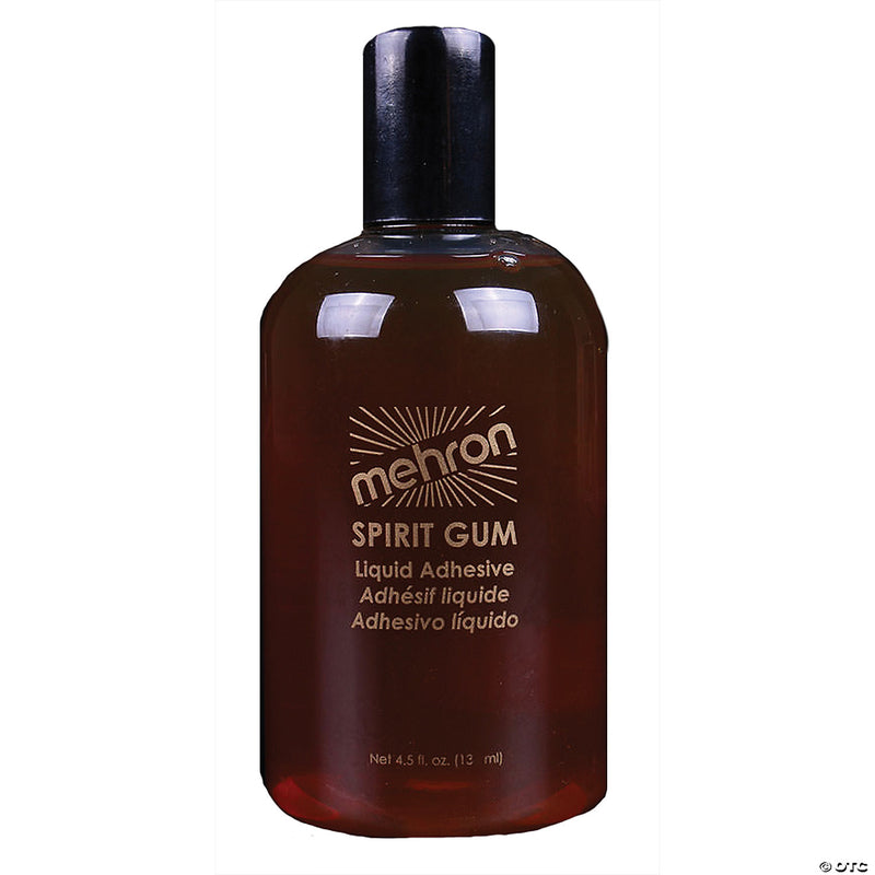 Mehron Professional Spirit Gum Liquid Adhesive | Costume-shop.com - 1 OZ - image 1