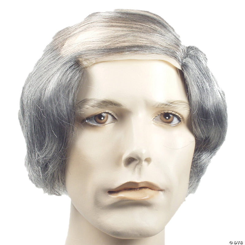 Realistic Bald Comb Over Wig - BLACK - image 1
