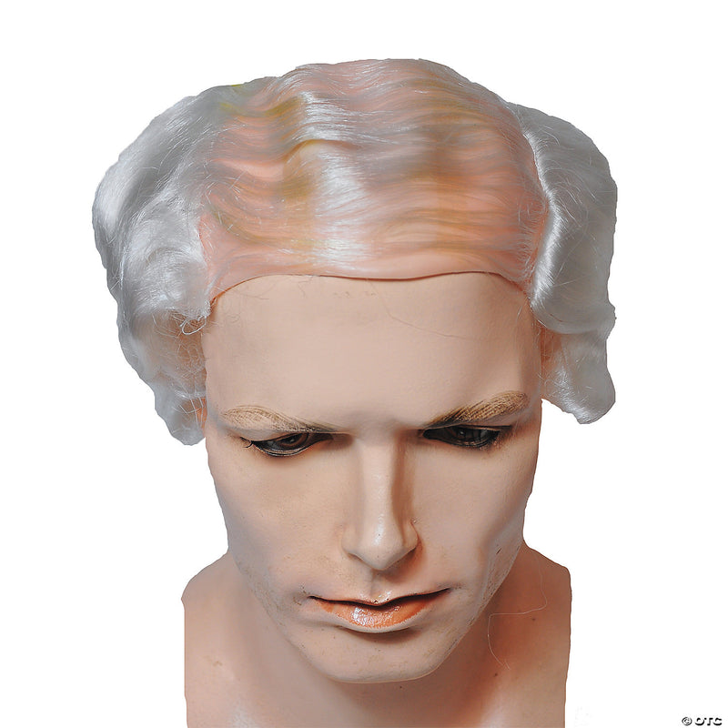 Realistic Bald Comb Over Wig - BLACK - image 2