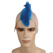 Mohawk Wig with Braided Ponytail | Costume-shop.com - BLACK - image 2