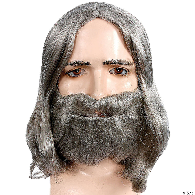 Apostle Wig and Beard Set | Costume-Shop.com - BLACK - image 1
