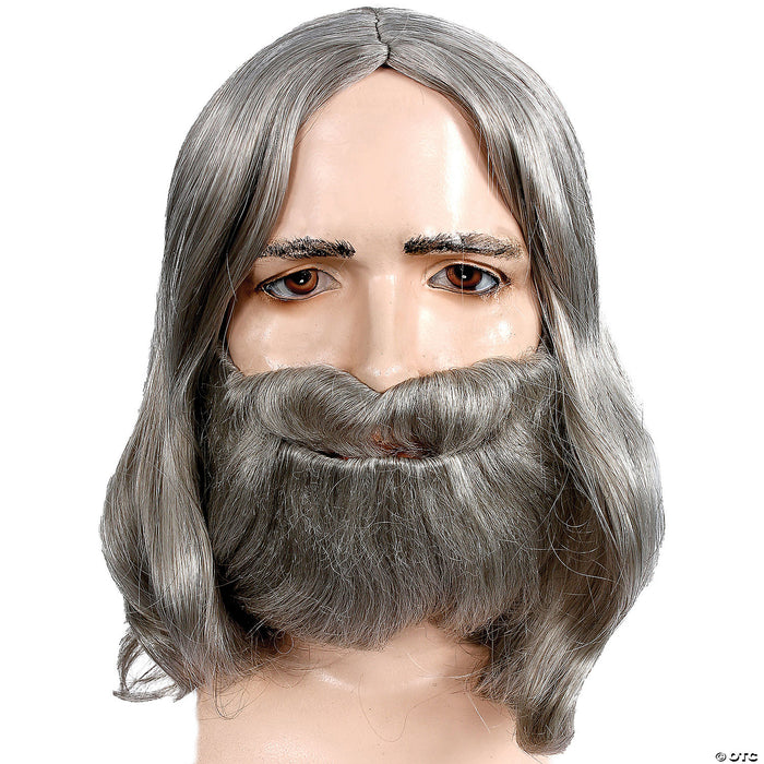 Men's Biblical Wig & Beard Set