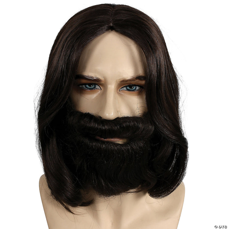 Apostle Wig and Beard Set | Costume-Shop.com - BLACK - image 2