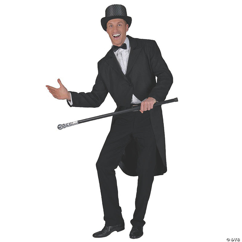 Men's Black Tailcoat Costume - Standard - MEN 42-44 - image 1