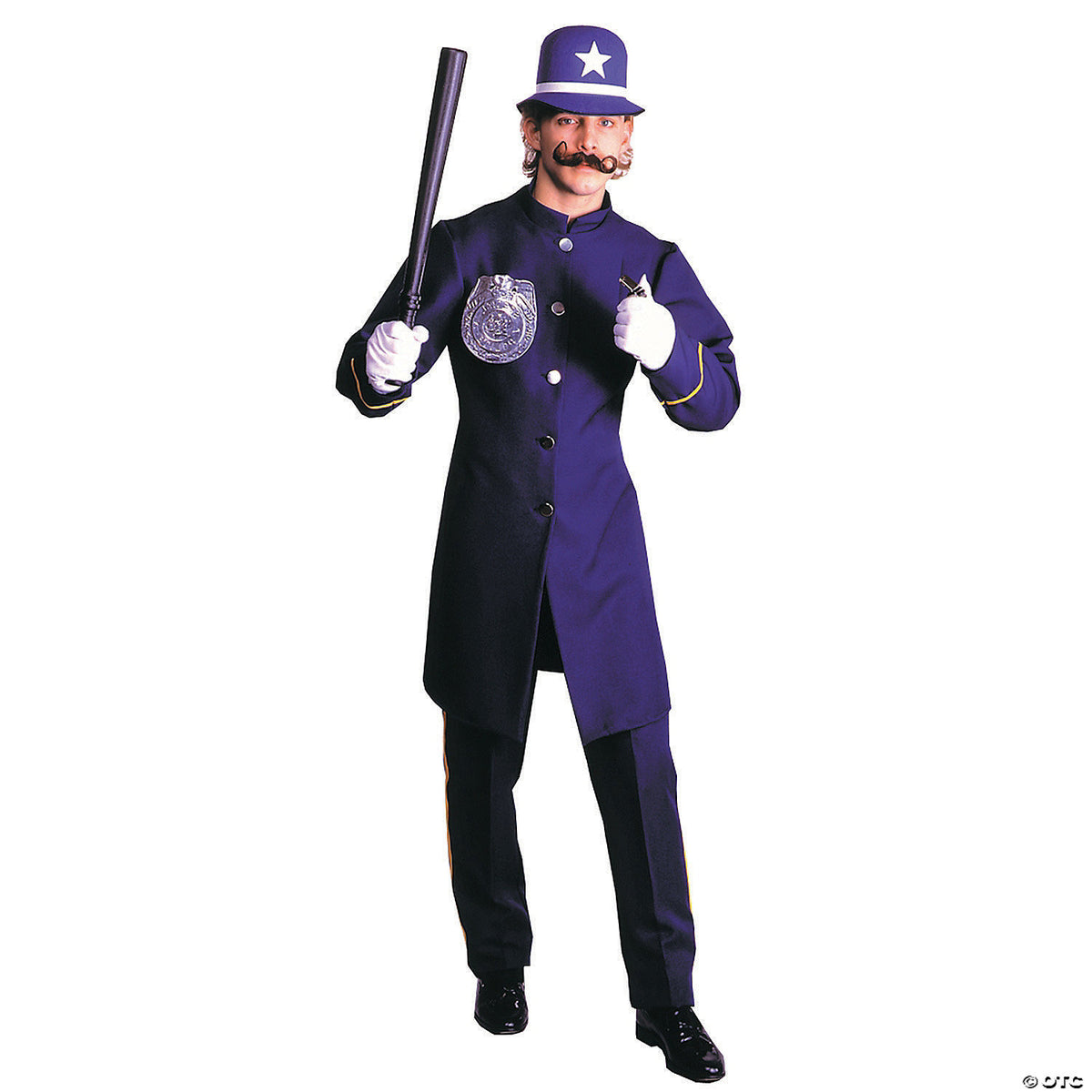 Men's Blue Keystone Cop Costume - Extra Large — The Costume Shop