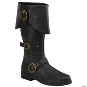 Men's Caribbean Boots | Costume-Shop.com - BLACK / 12-13 - image 2