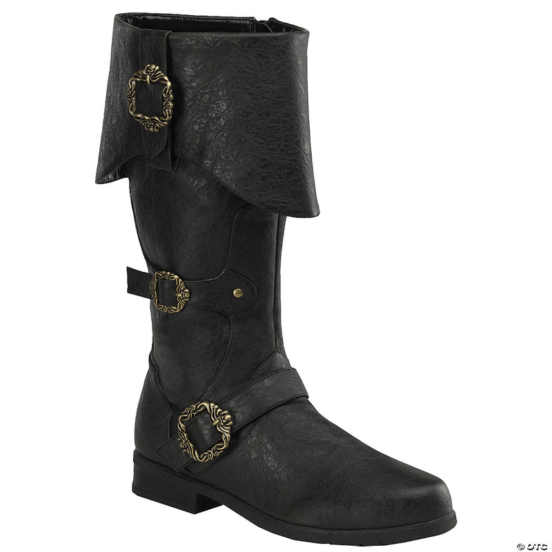 Men's Caribbean Boots | Costume-Shop.com - BLACK / 12-13 - image 3