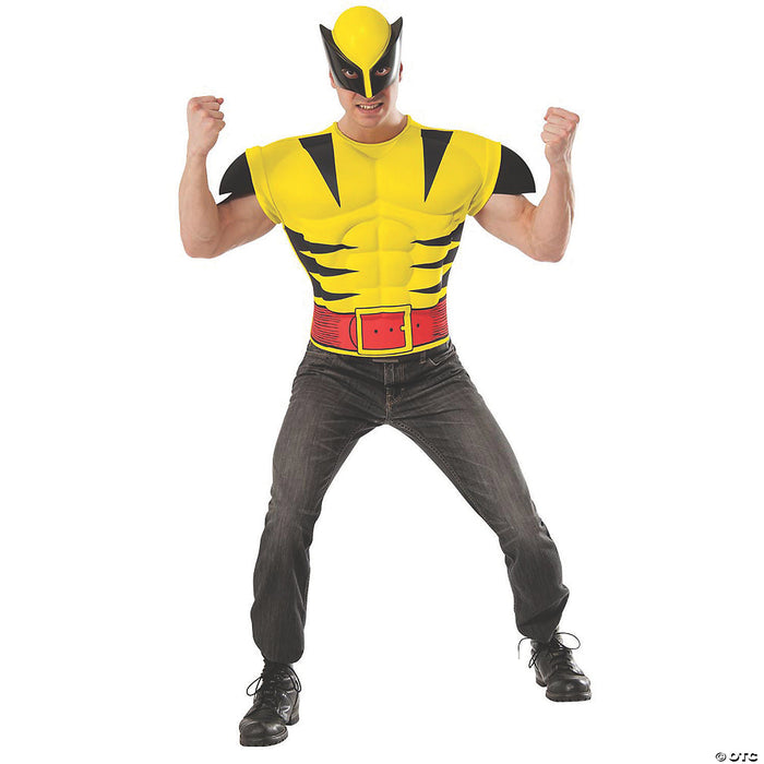 Men's Chest Shirt Wolverine Costume