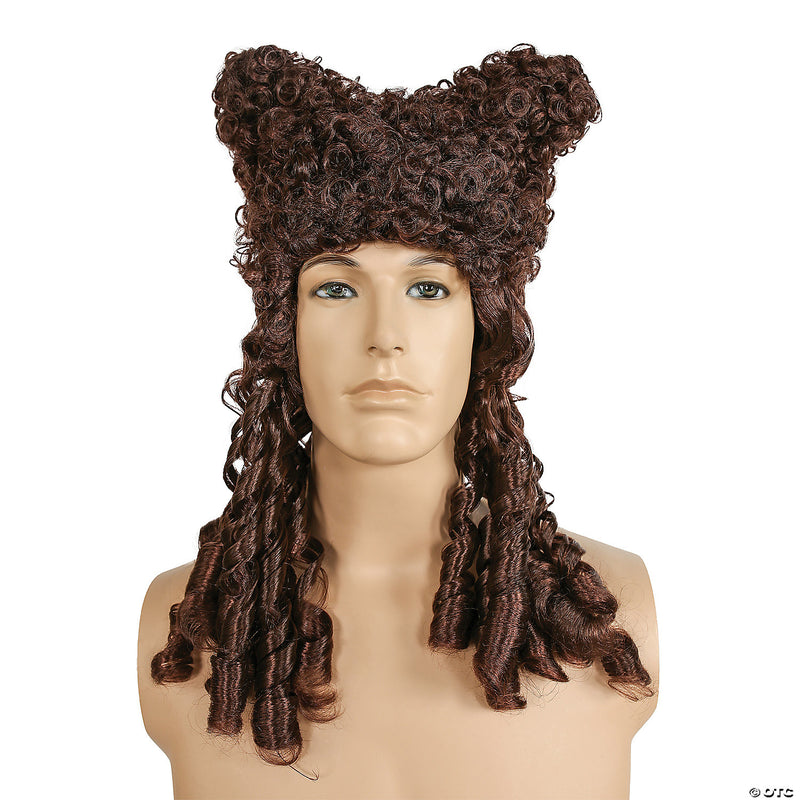 Men's Colonial Party Gentleman Wig | Costume-Shop.com - BROWN-MEDIUM - image 1