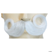 Men's Curled Santa Mustache - NATURAL - image 2