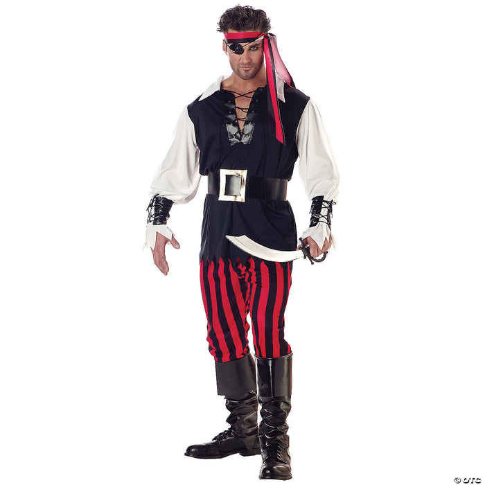 High Seas Rogue: Men's Cutthroat Pirate Costume 🏴‍☠️⚔️