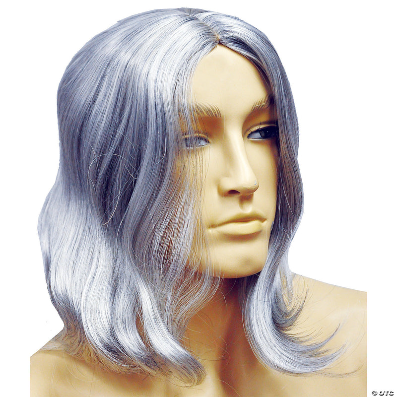 Deluxe Shoulder Length Wig - BROWN-DARK - image 1