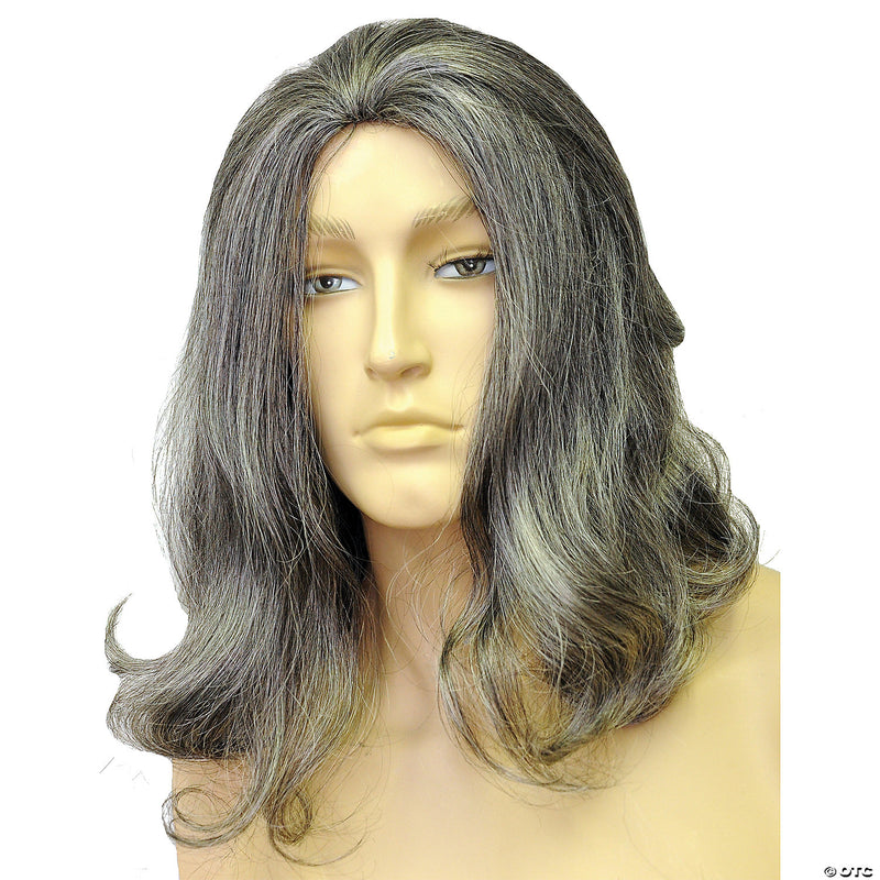 Deluxe Shoulder Length Wig - BROWN-DARK - image 2