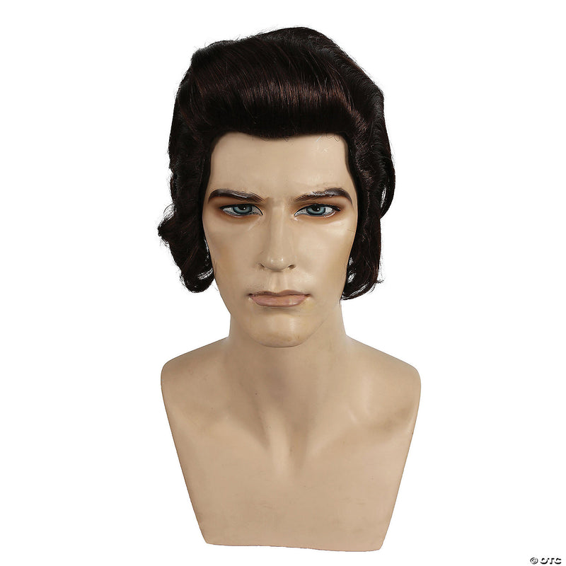 Men's Deluxe Elvis Wig | Costume-shop.com - BLACK - image 1