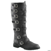 Men's Distressed Boots | Costume-shop.com - BLACK / 12-13 - image 1