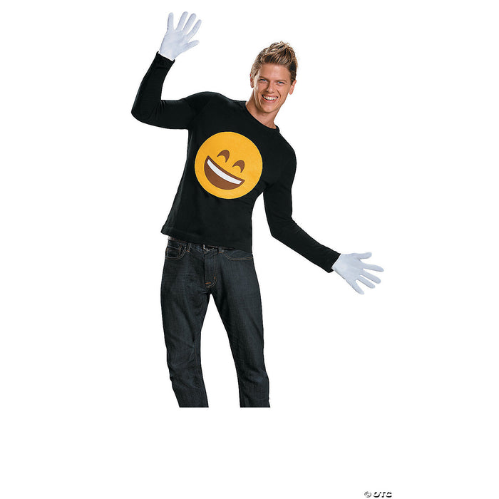 Men's Emoji Smile Costume Kit