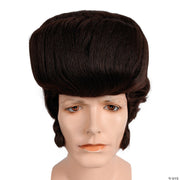 Men's Gigantic Elvis Wig - BLACK - image 2