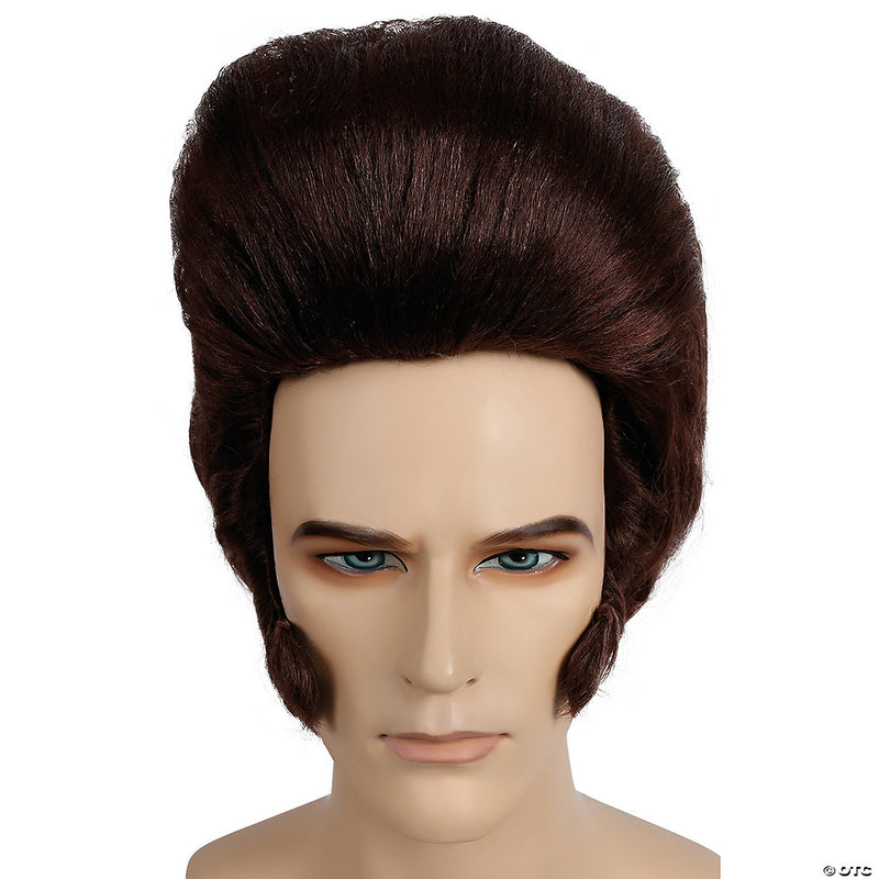 Men's Gigantic Elvis Wig - BLACK - image 4