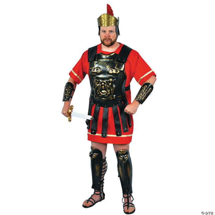 Men's Gold Wash Roman Armor Costume - Standard
