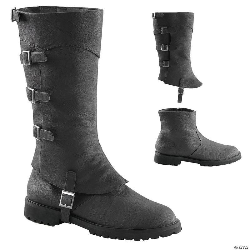 Men's Gotham Boots | Costume-Shop.com - BLACK / 12-13 - image 3