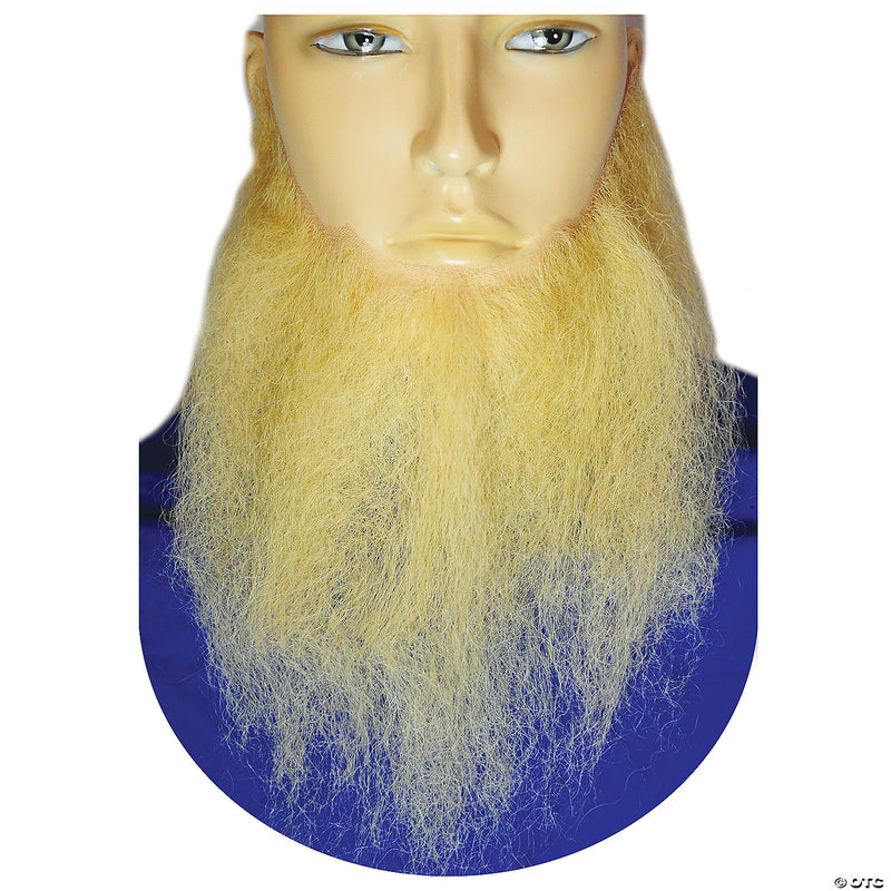 Men's Human Hair 10" Long Full-Face Beard - BLACK - image 1