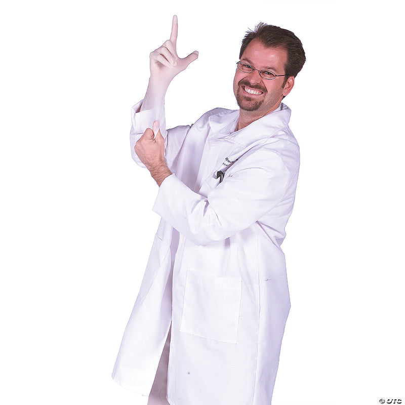 Men's Lab Coat Harry Fingerman Costume | Costume-Shop.com - image 1