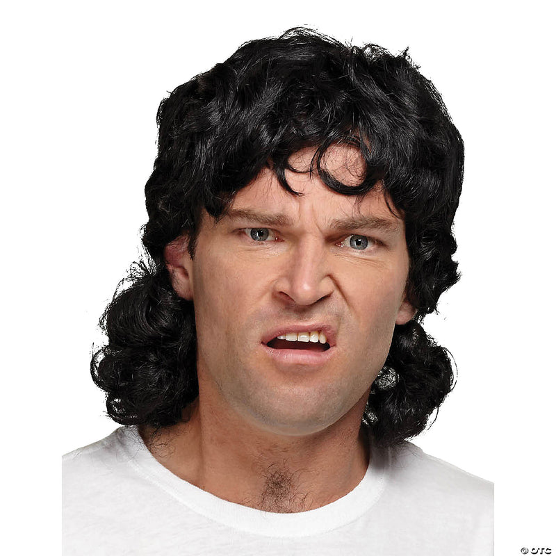 Men's Mullet Wig | Costume-shop.com - BLACK - image 1