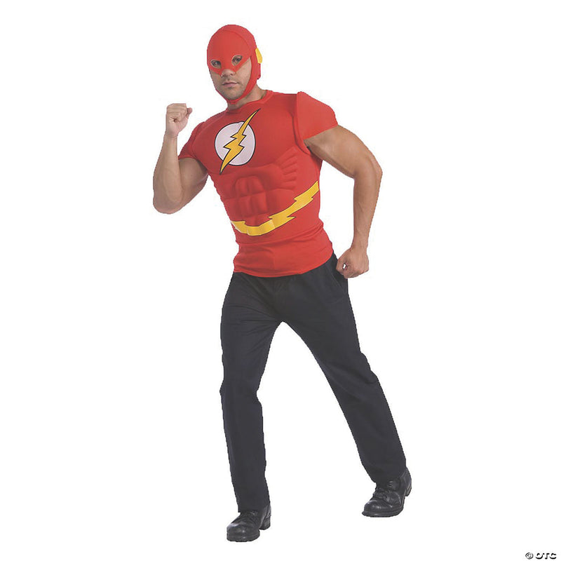 Men's Muscle Shirt Flash Costume - ONE SIZE - image 1