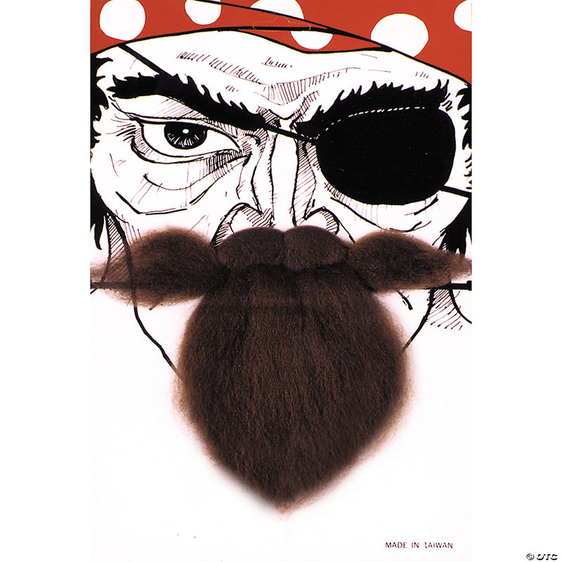Men's Nautical Pirate Beard - BLACK - image 2