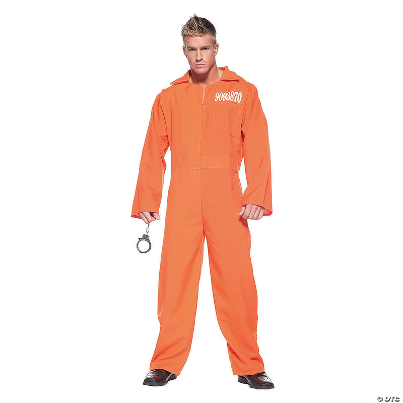 Men's Orange Prison Jumpsuit | Costume-Shop.com - ONE SIZE - image 1