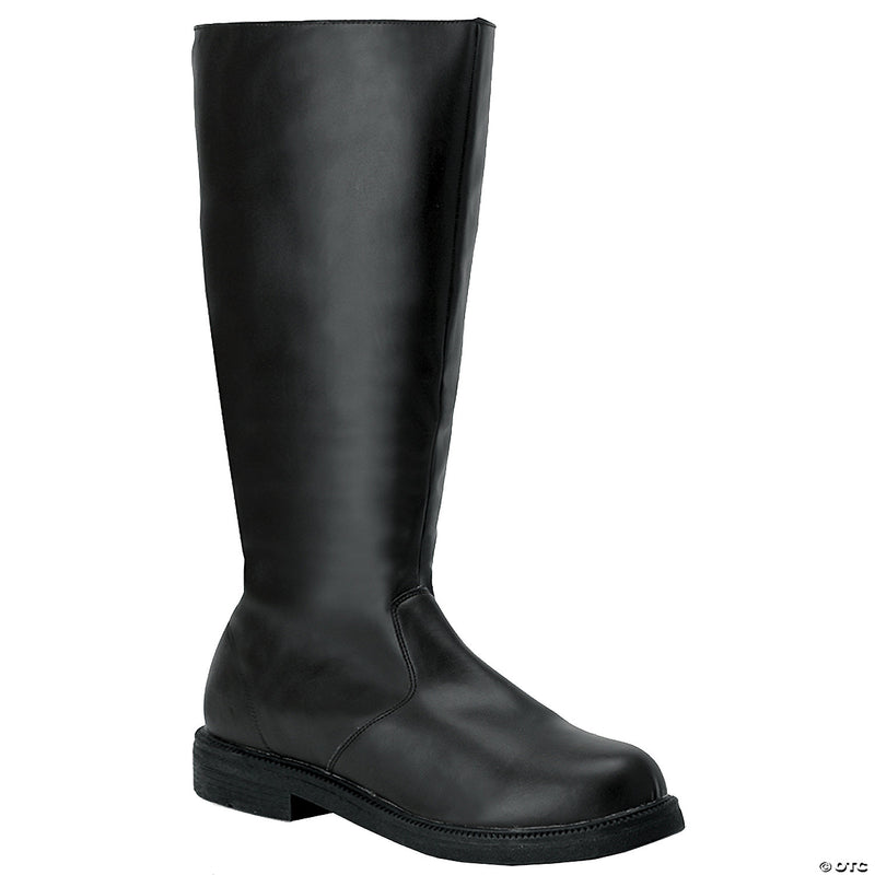 Men's Pirate Captain Boots | Costume-shop.com - BLACK / 12-13 - image 2