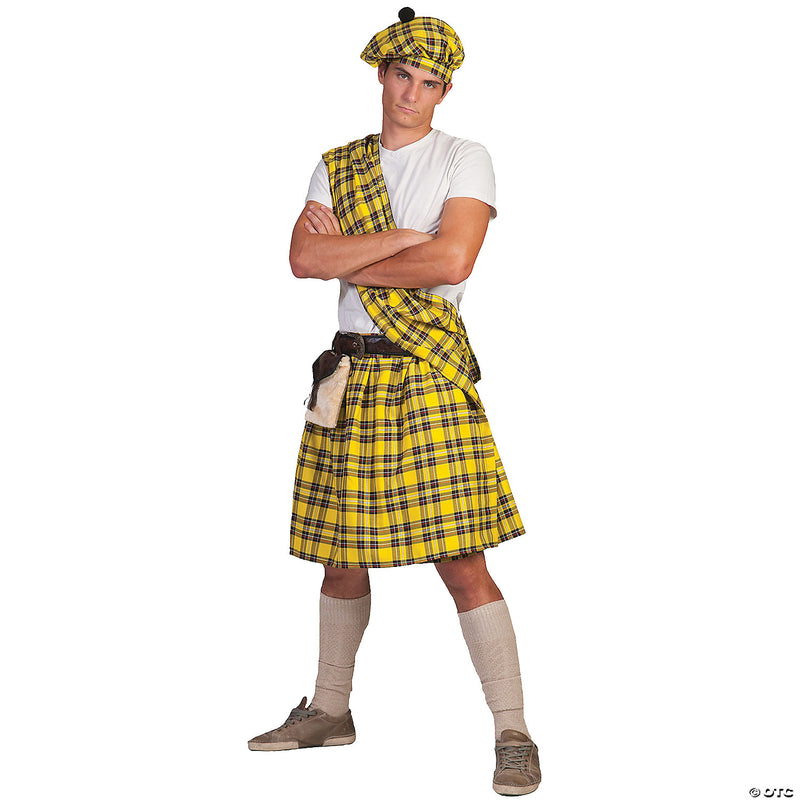 Men's Plaid Highlander Costume - Embrace Scottish Pride! 🏴🗡️ - PINK - image 1