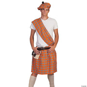 Men's Plaid Highlander Costume - Embrace Scottish Pride! 🏴🗡️ - PINK - image 2