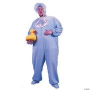Plus Size Blue PJ Jammies Men's Costume - BLUE - image 1