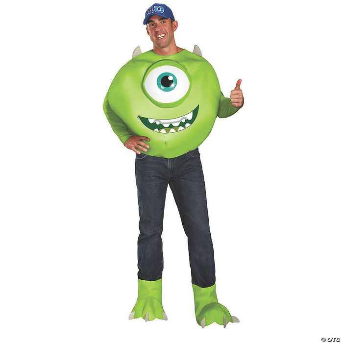 Men's Plus Size Deluxe Monsters University Mike Costume