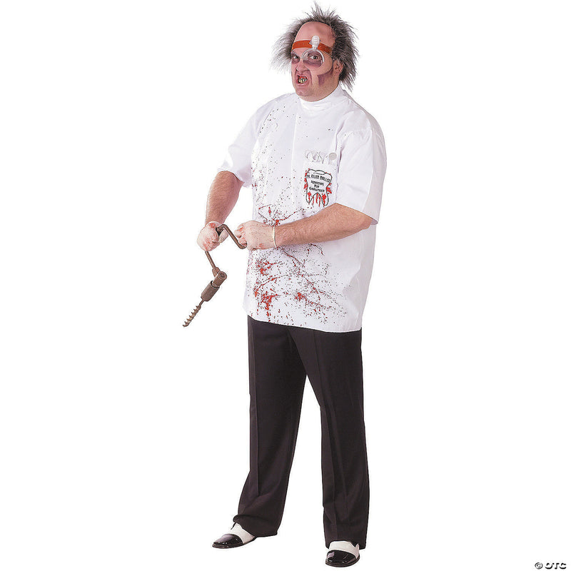 Dr. Killer Driller Dentist Costume - Terror at the Tooth Clinic! 🦷😱 - MEN'S PLUS - image 1