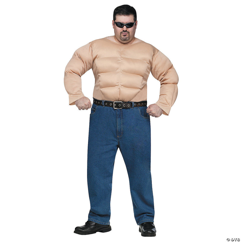 Men's Plus Size Muscle Chest Costume - MEN'S PLUS - image 1